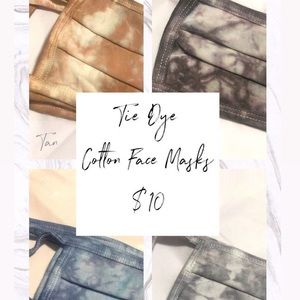 Tie dye Cotton Face Masks